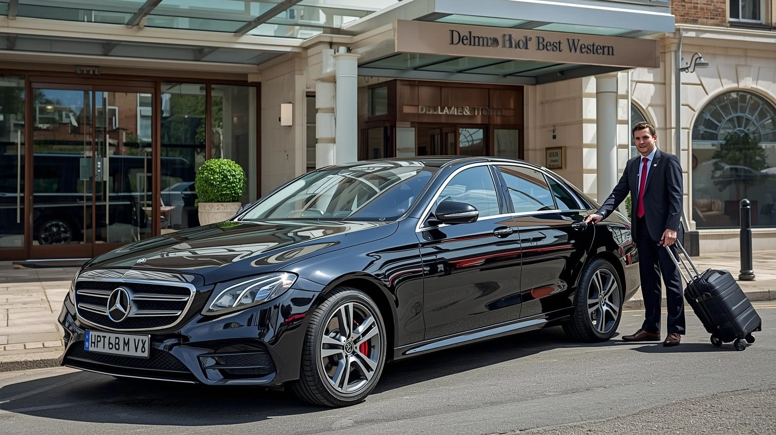 Delmere Hotel London to Stansted Airport Taxi Transfer