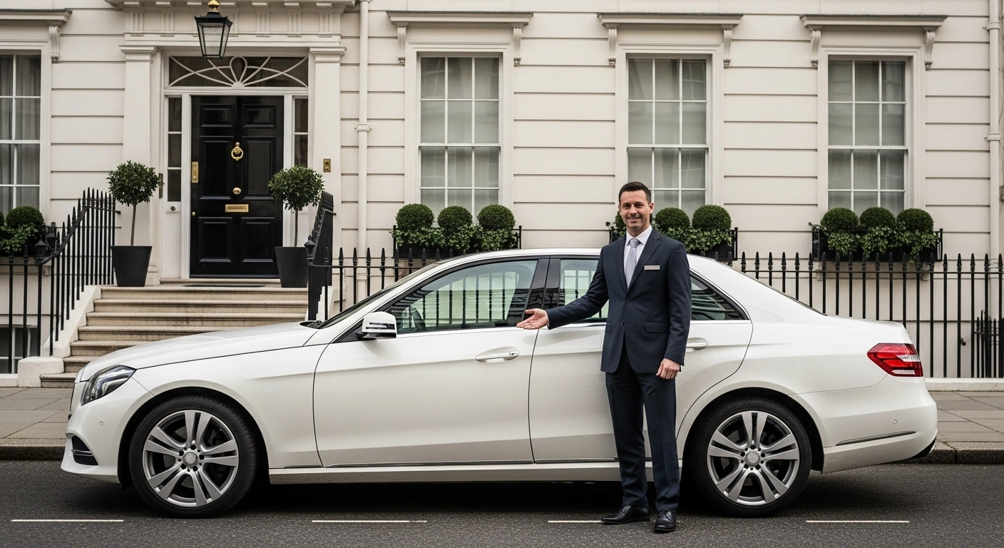 Journey from Mayfair Townhouse to Stansted Airport Taxi 
