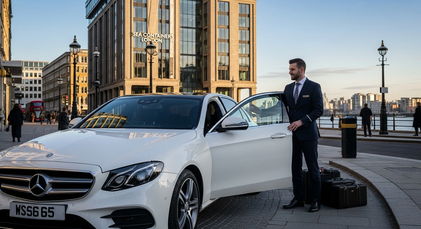 Taxi from Sea Containers London to Stansted Airport
