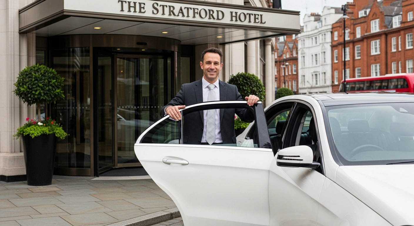 Hotel transport from STRATFORD HOTEL to Stansted Airport