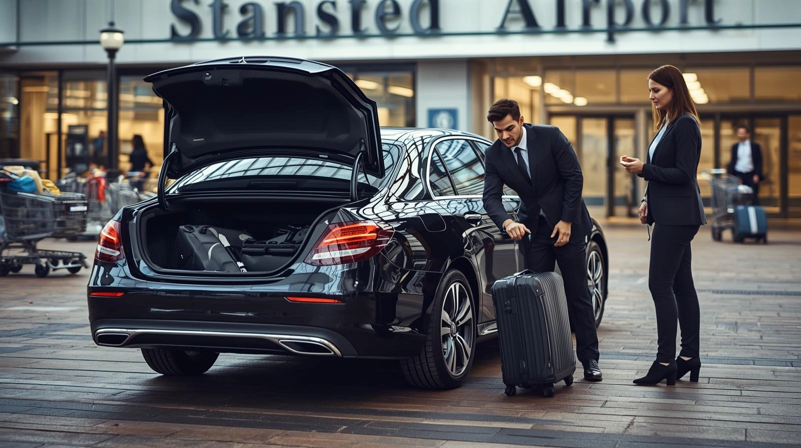 Green Man Hotel Harlow Taxi to Stansted Airport 