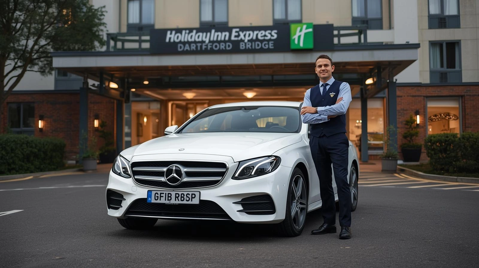 Holiday Inn Express Dartford Bridge Taxi to Stansted Airport 