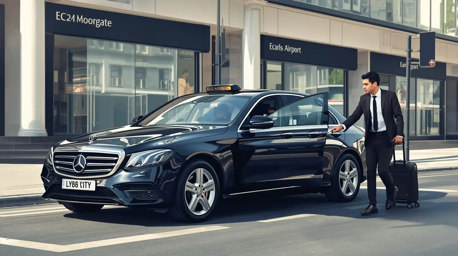EC2M Moorgate Airport Taxi to Gatwick Reliable Service