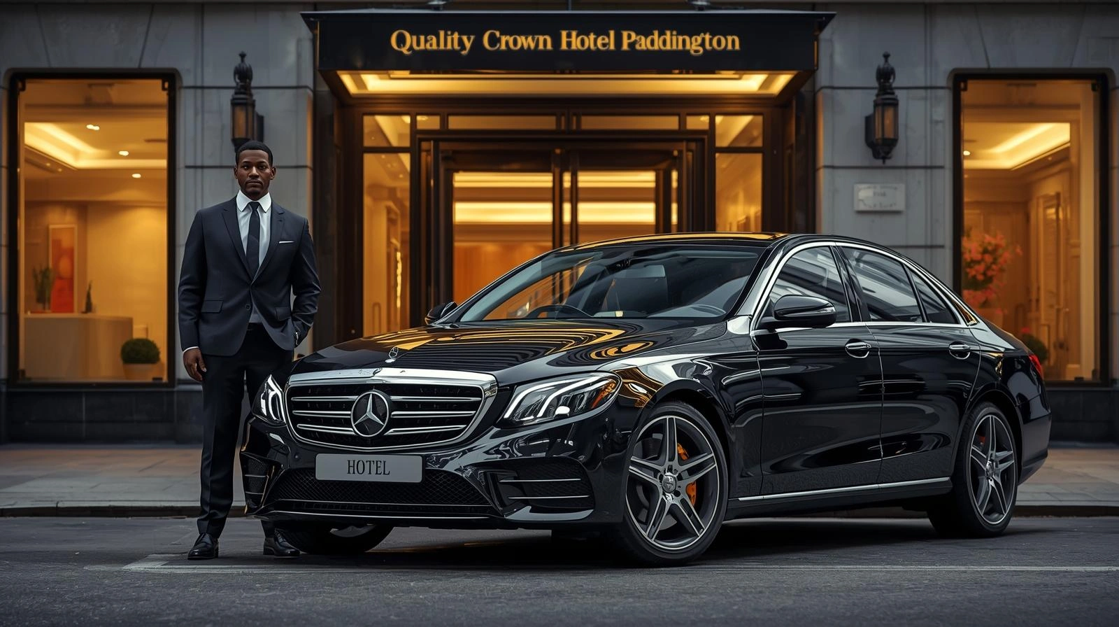 Quality Crown Hotel Paddington Taxi to Stansted 