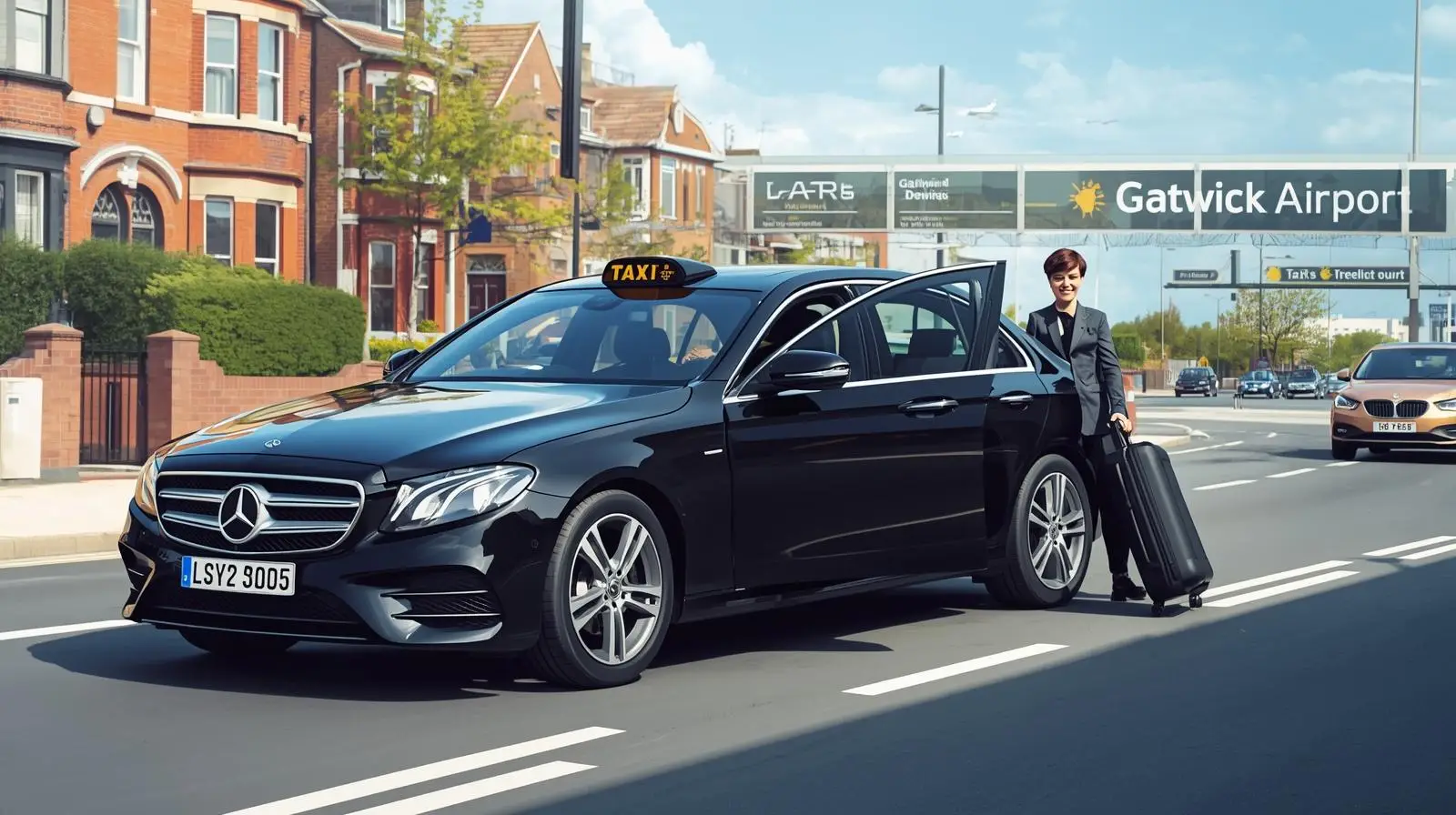 E5 Clapton Airport Taxi to Gatwick Reliable Transfers
