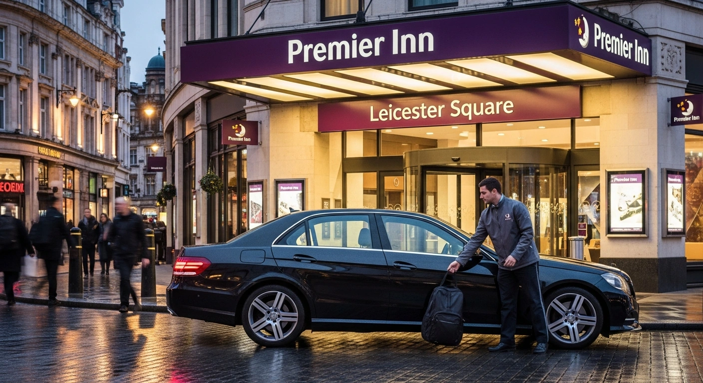 Premier Inn Leicester Square Taxi to Gatwick Airport 