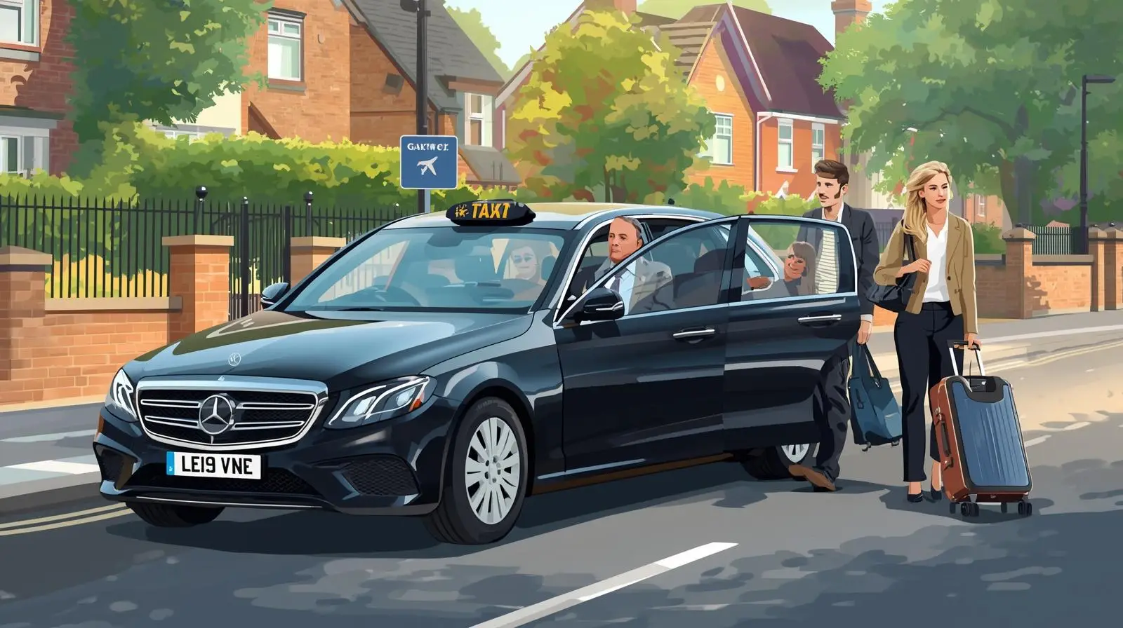 Circus Apartments by Bridgestreet Taxi to Gatwick Airport