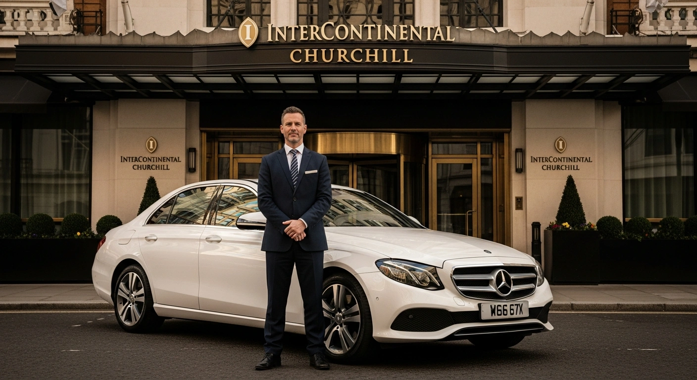Intercontinental Churchill Hotel Taxi Gatwick Transfer