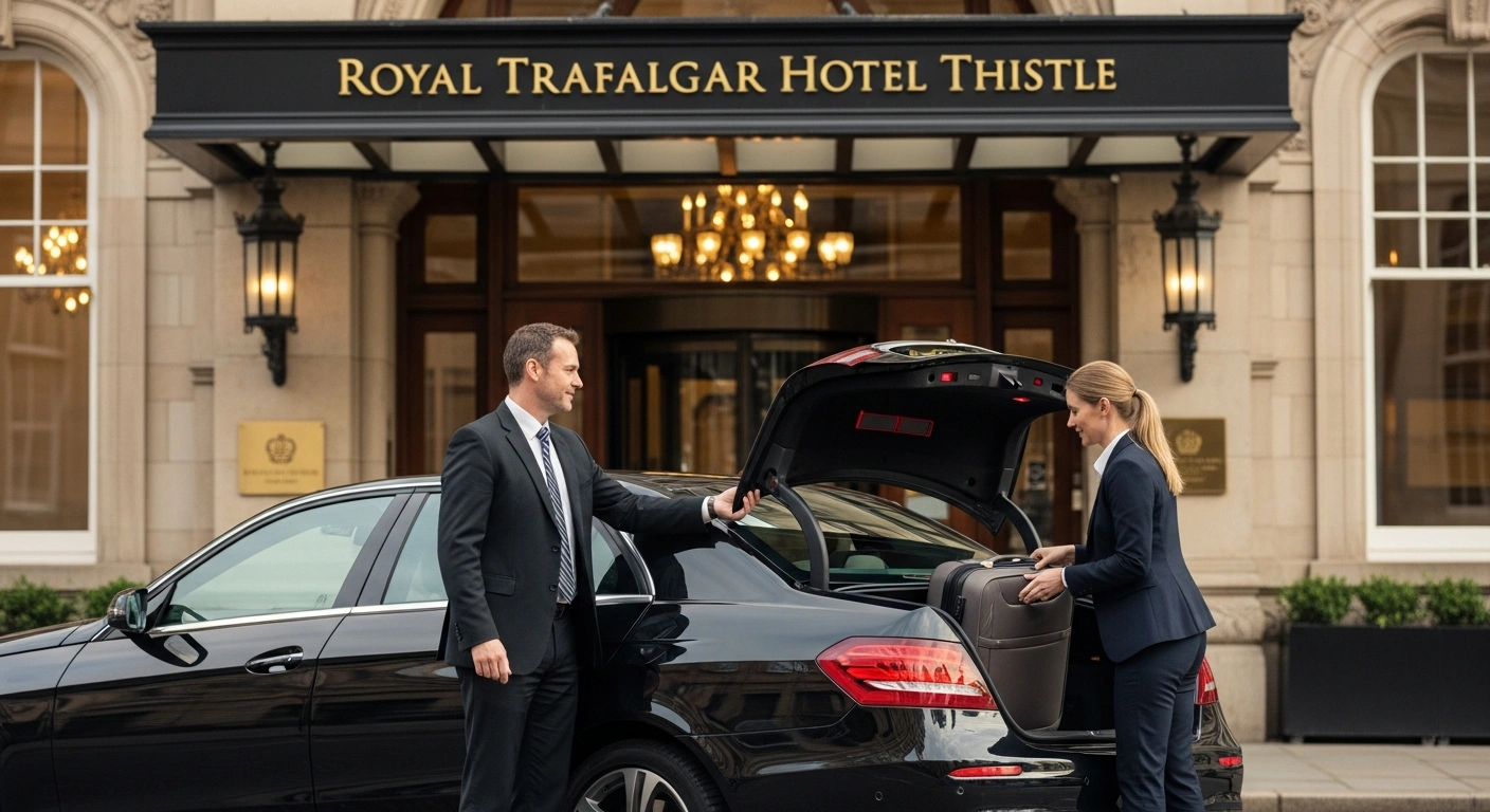 Royal Trafalgar Hotel Thistle Taxi Service London 