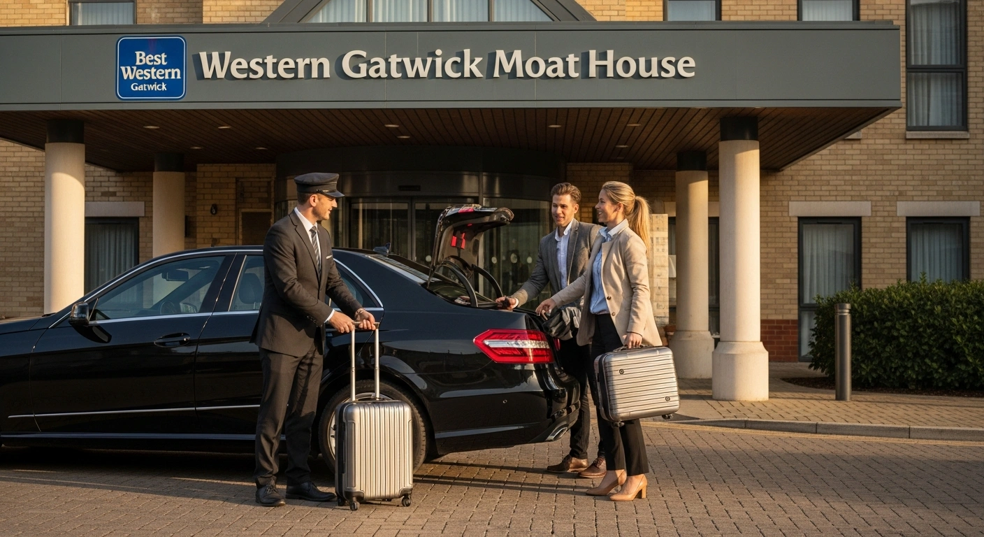 Best Western Gatwick Moat House to Gatwick Taxi