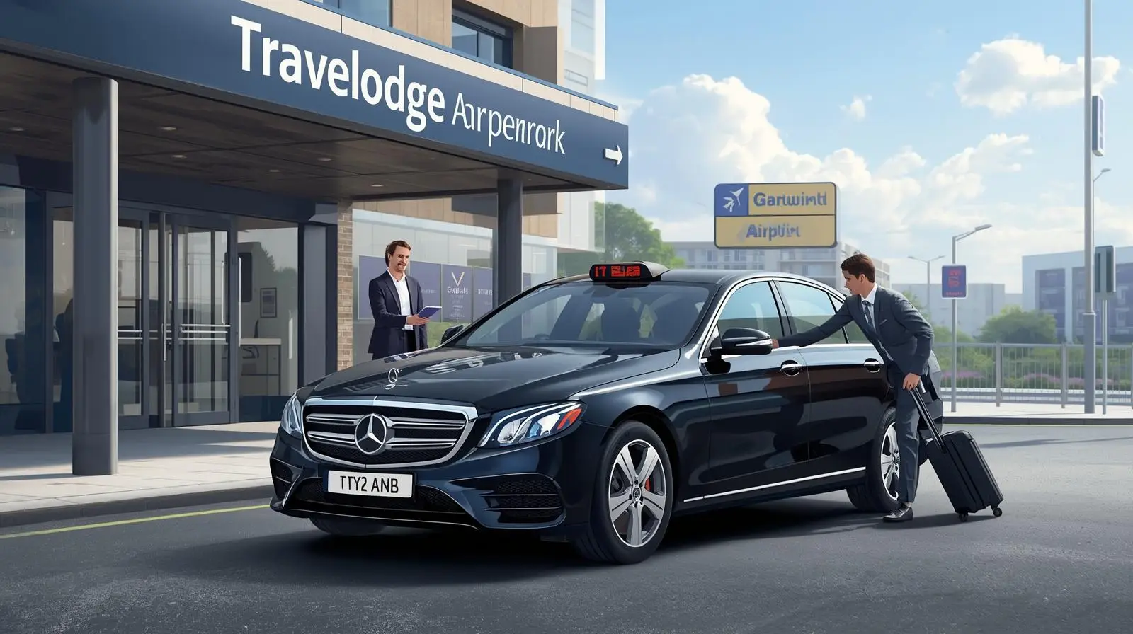 Travelodge Raynes Park to Gatwick Airport Taxi