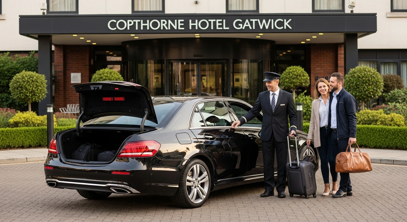 Copthorne Hotel Gatwick to Heathrow T4 Taxi Transfer