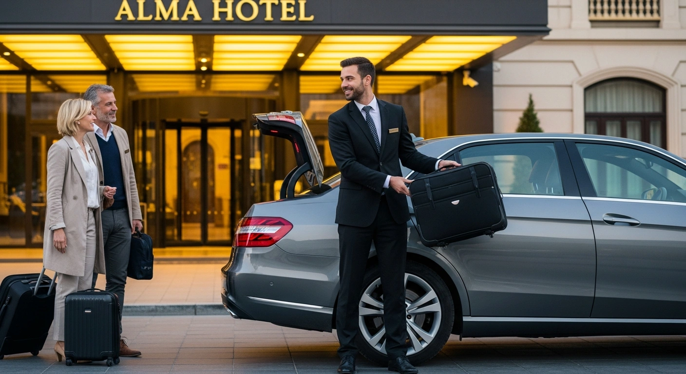 Alma Hotel to Heathrow Terminal 4 Taxi Transfer