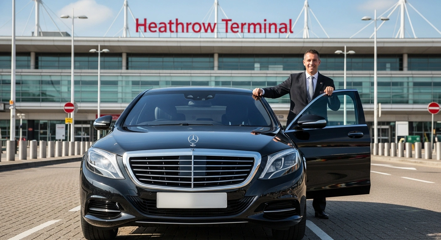 Caesar Hotel to Heathrow Terminal 4 – Taxi Transfer