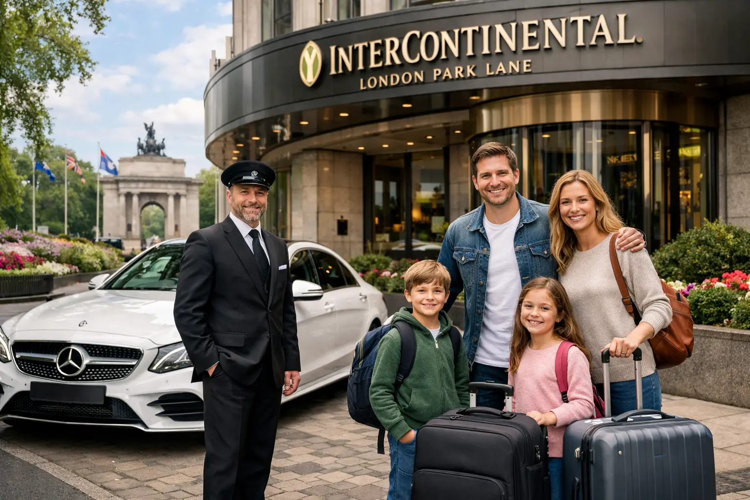  Intercontinental London Park Lane Taxi to Heathrow Airport 