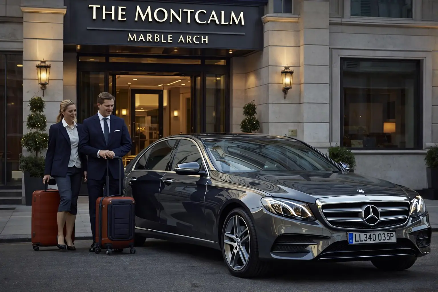 Montcalm Hotel Marble Arch Taxi to Heathrow Terminal 4 