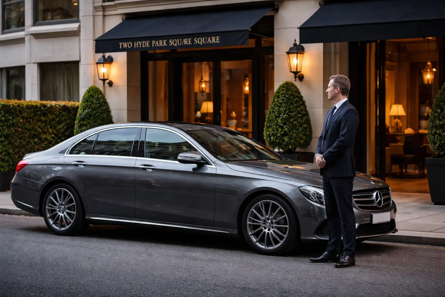 Taxi from Two Hyde Park Square Apartments to Heathrow T4