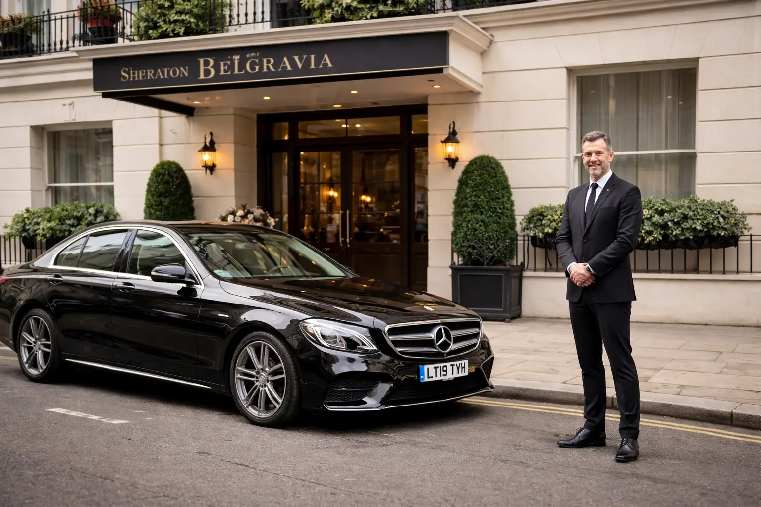 Sheraton Belgravia Hotel to Heathrow Terminal 4 Taxi 