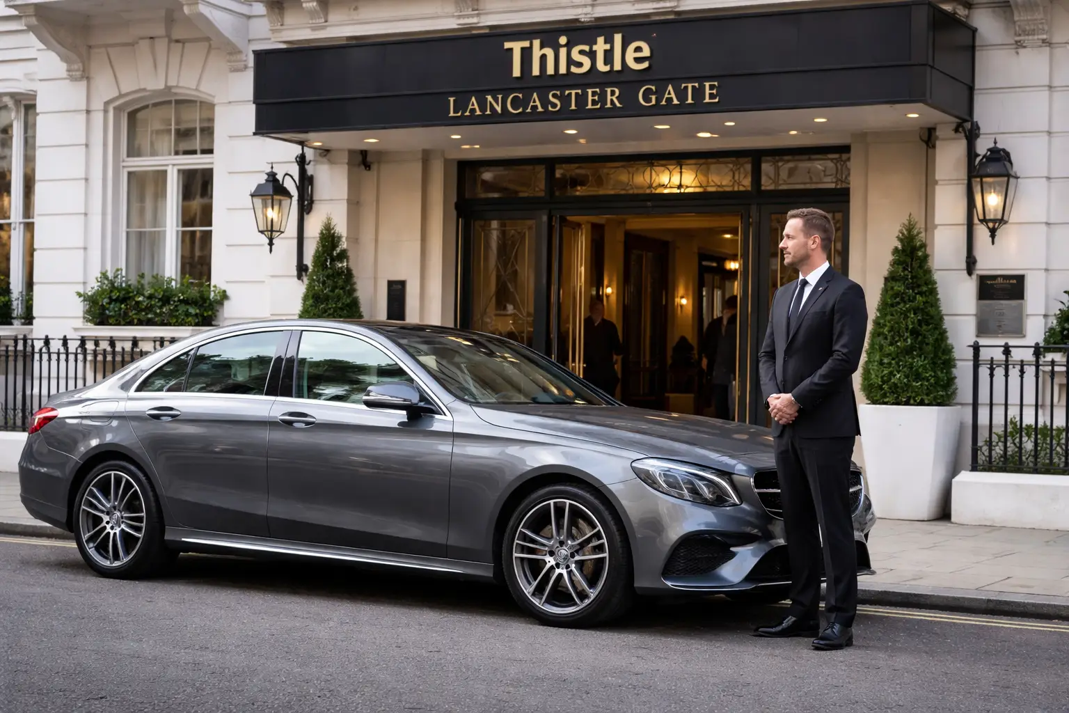 Thistle Kensington Gardens Hotel to Heathrow T4 Taxi