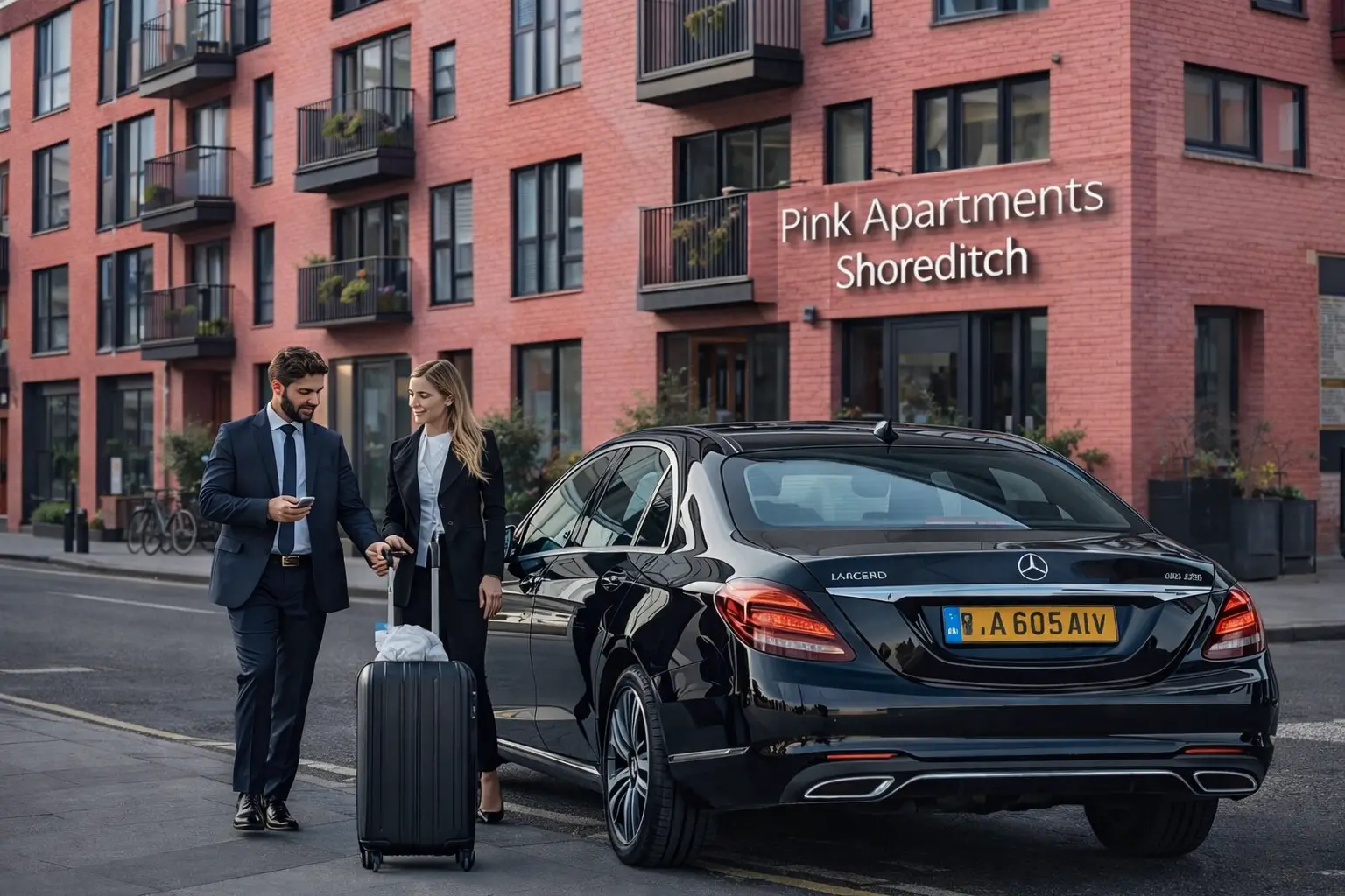 Taxi from Pink Apartments Shoreditch to Heathrow Terminal 4