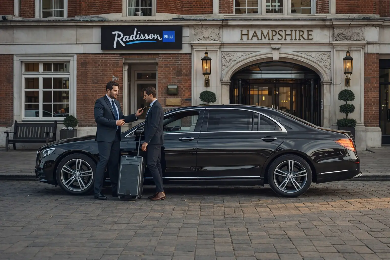 Radisson Blu Hampshire Hotel Taxi to Heathrow T4