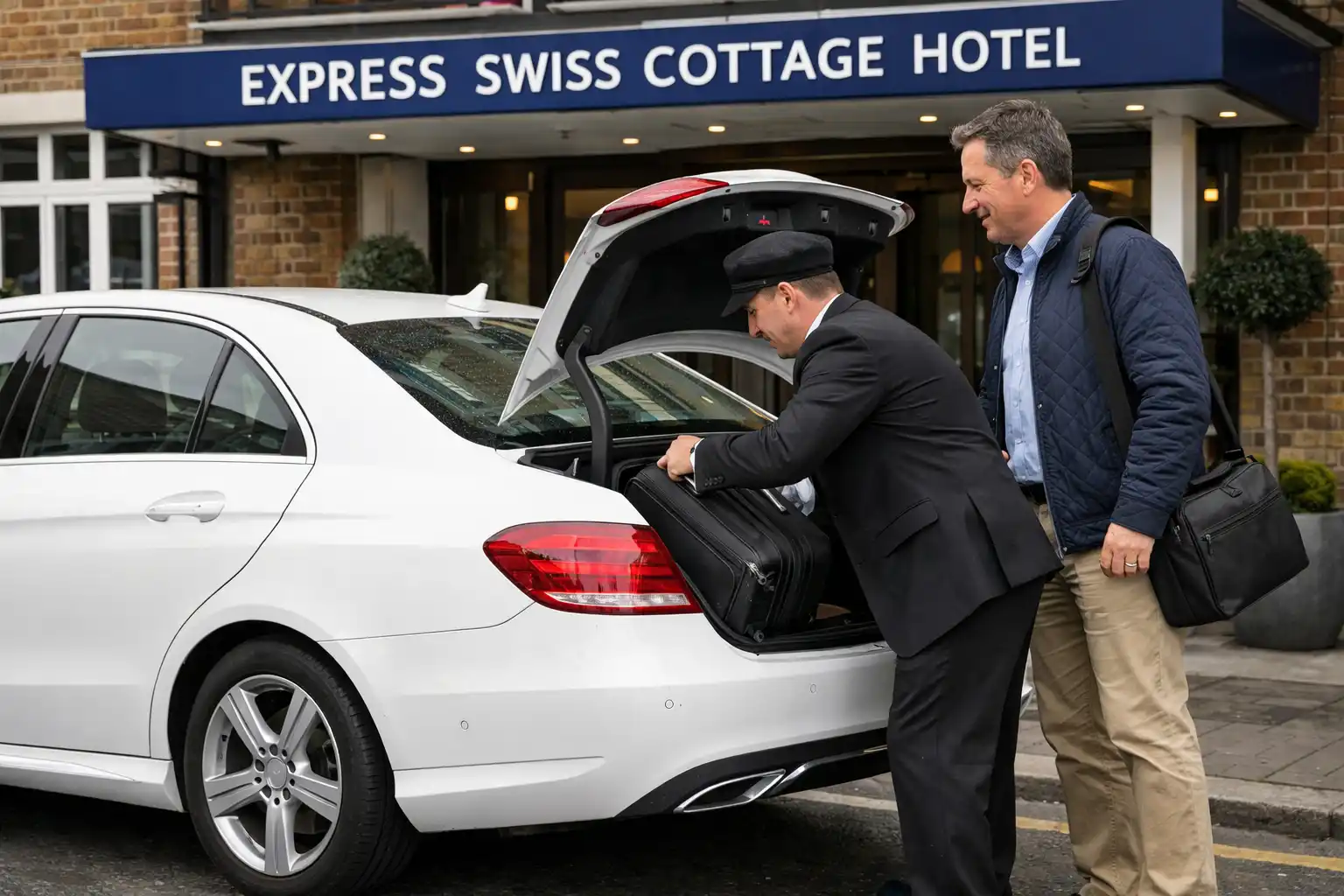 Express Swiss Cottage Taxi to Heathrow Airport 