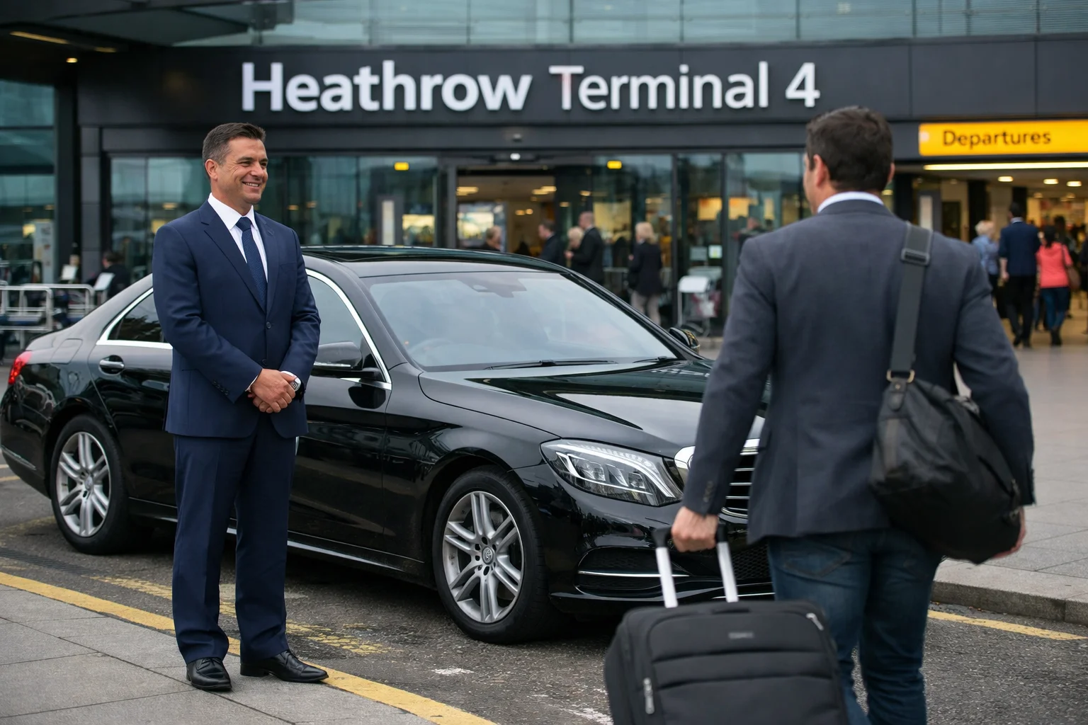 Journey from Heathrow Airport Terminal 4 to CM8 Witham 