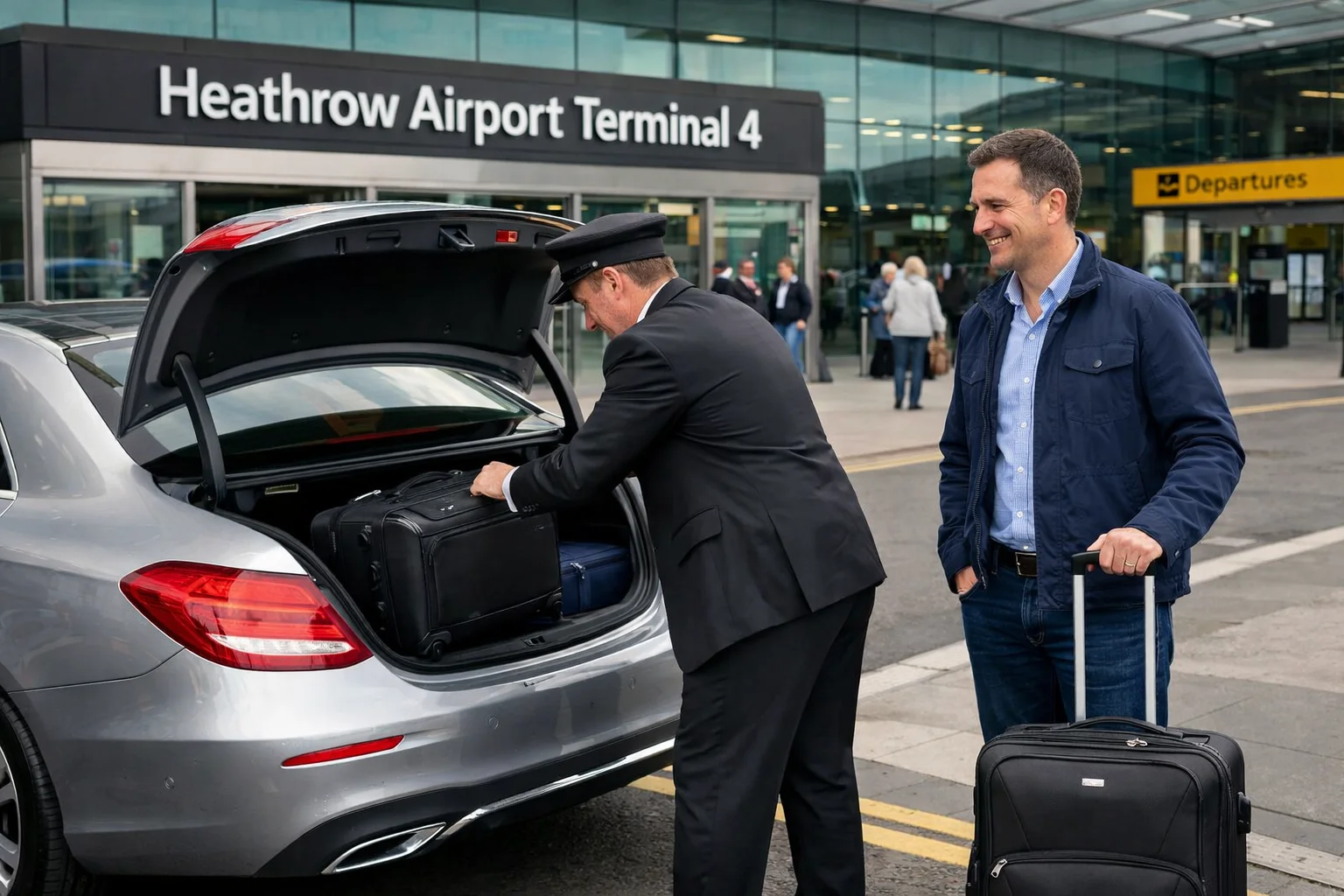 Taxi from Holiday Inn Express Braintree to Heathrow T4