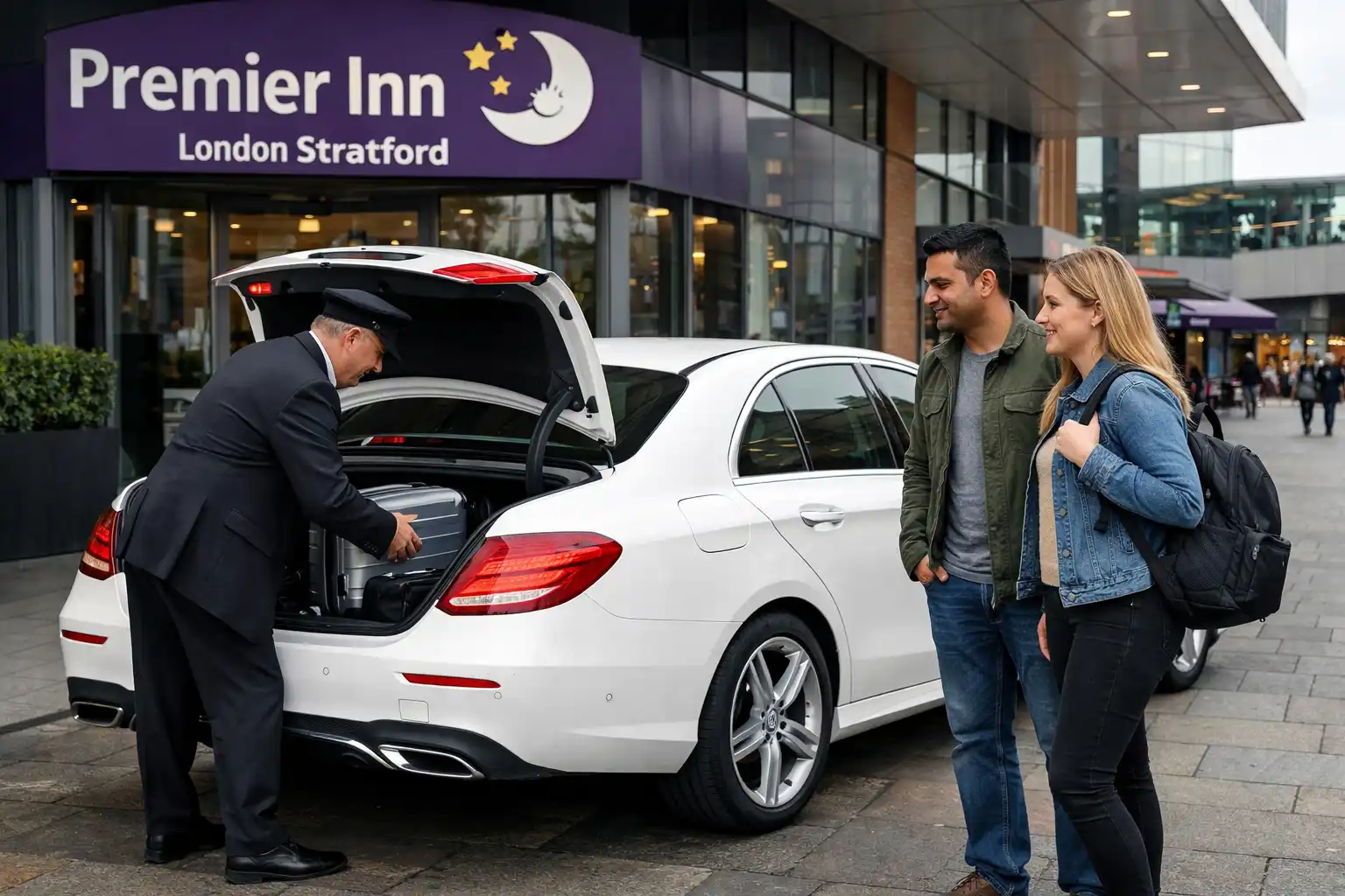 Premier Inn Stratford Taxi to Heathrow Terminal 4 