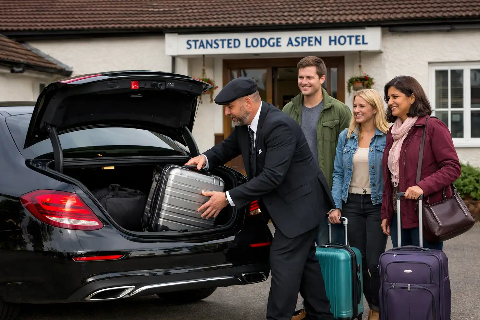 Stansted Lodge Aspen Taxi to Heathrow Airport Terminal 4 