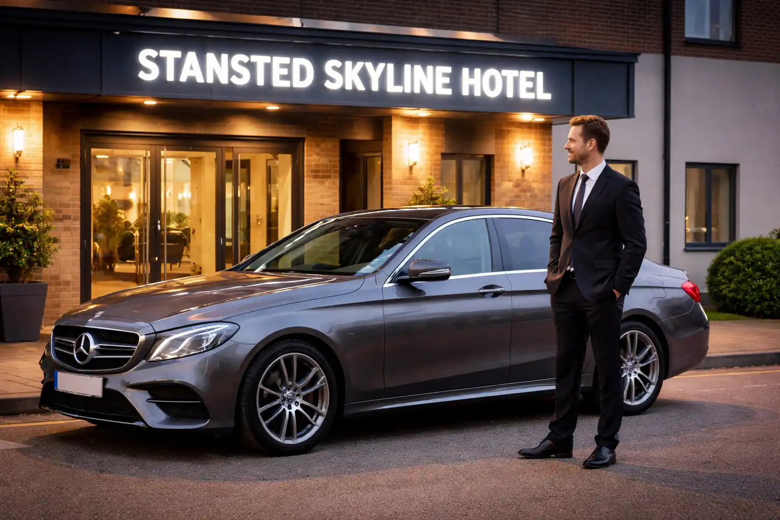 Stansted Skyline Hotel Taxi to Heathrow Airport Terminal 4