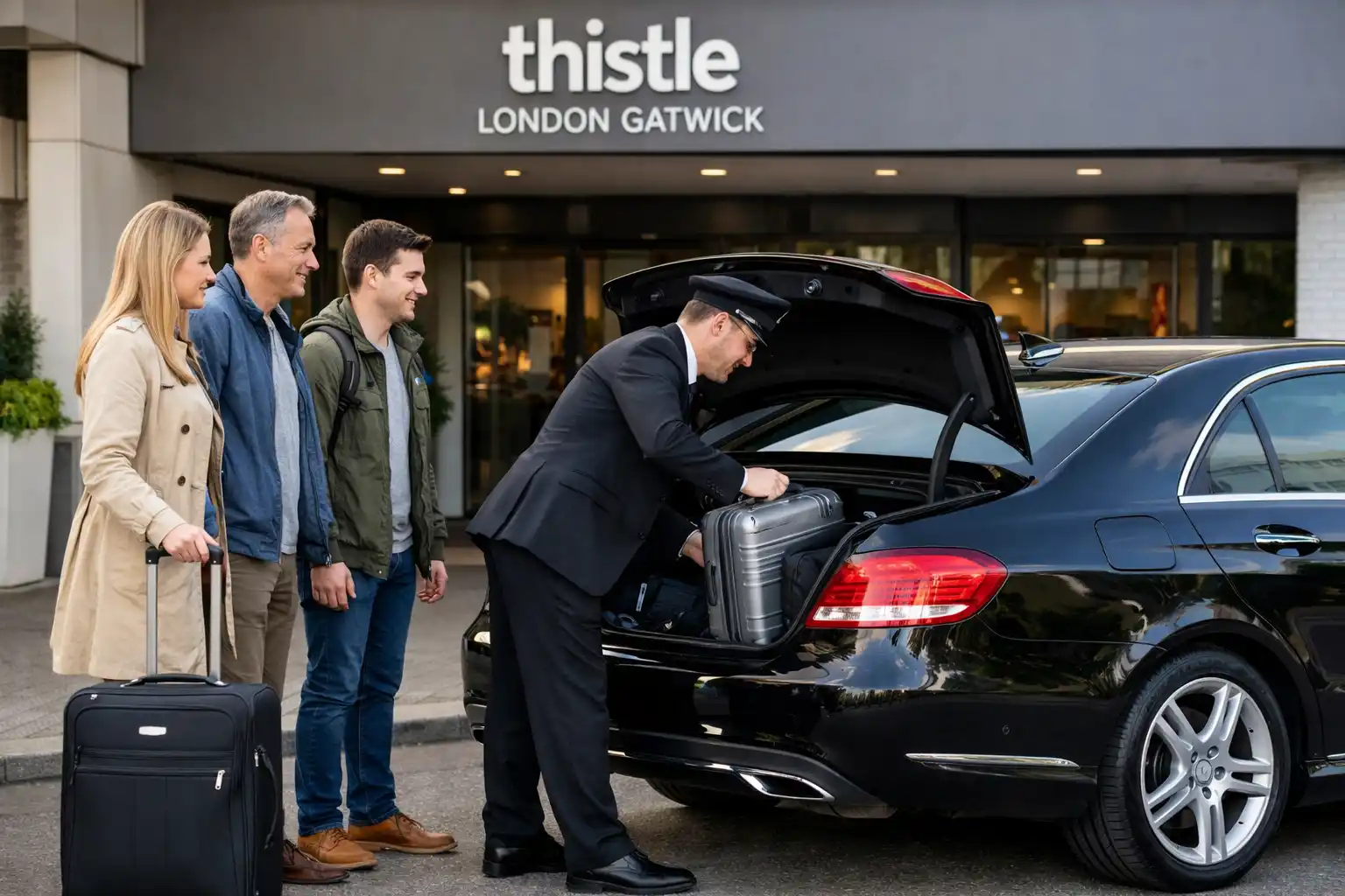 Thistle Gatwick Hotel Taxi to Heathrow Terminal 4 