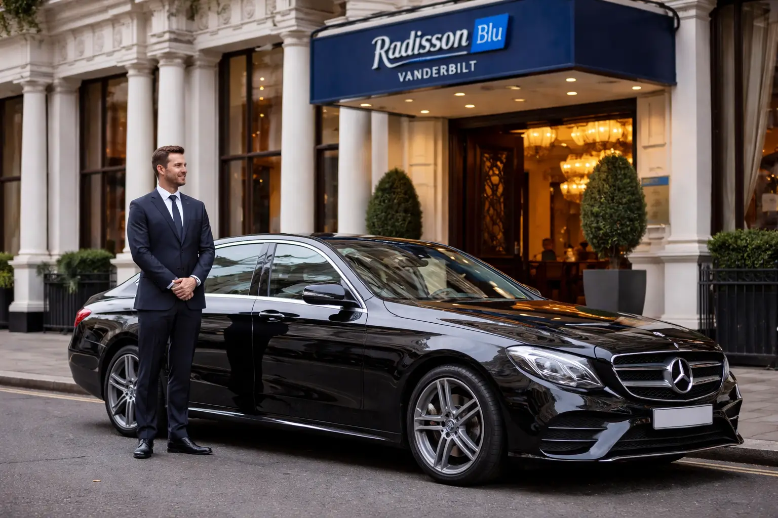 Taxi from Radisson Blu Vanderbilt Hotel to Heathrow Airport 