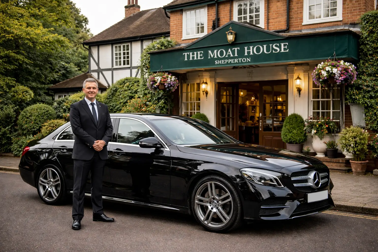 Moat House Shepperton Taxi to Heathrow Airport Terminal 4