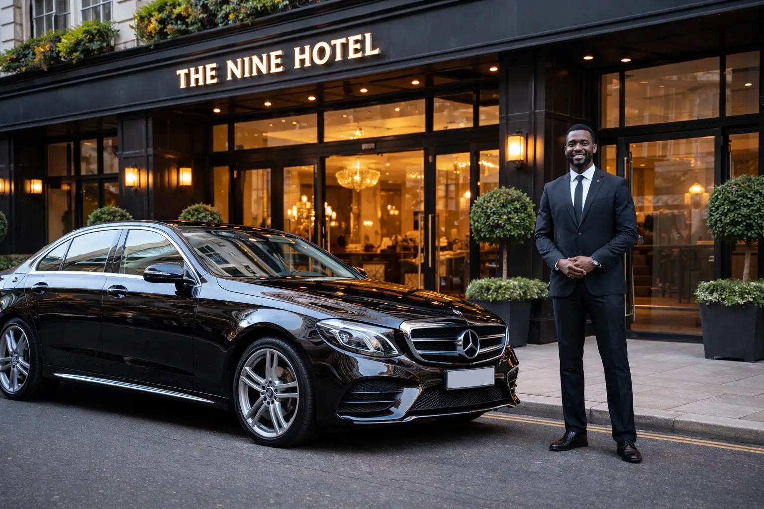 Nine Hotel the Taxi to Heathrow Airport