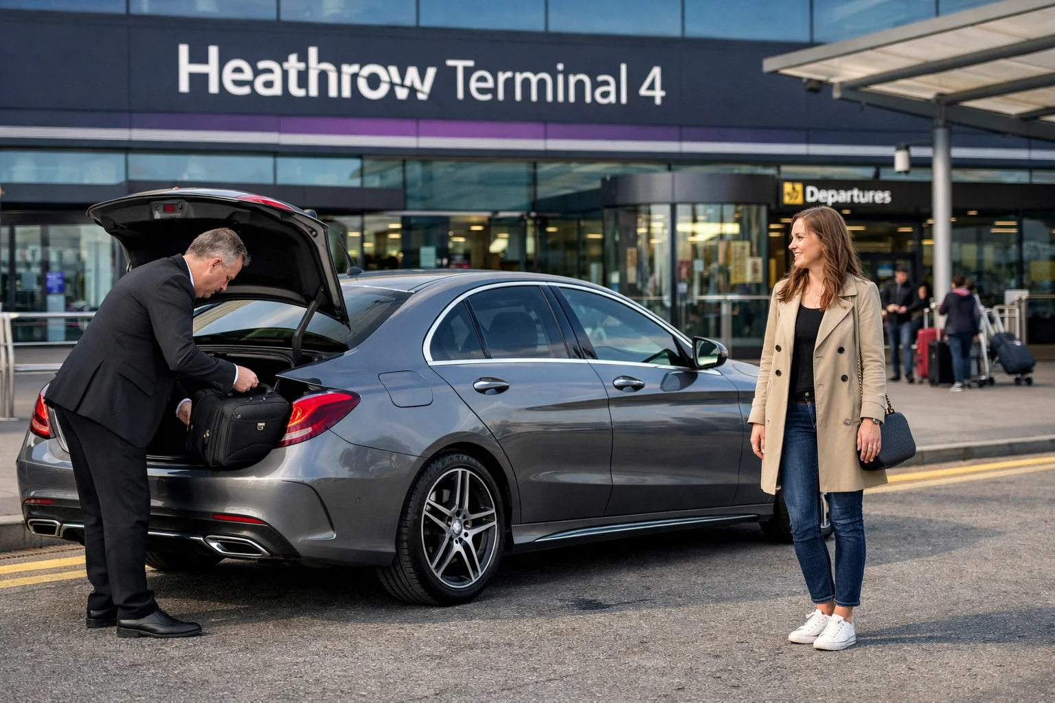 Taxi from Premier Inn Heathrow T5 to Heathrow T4
