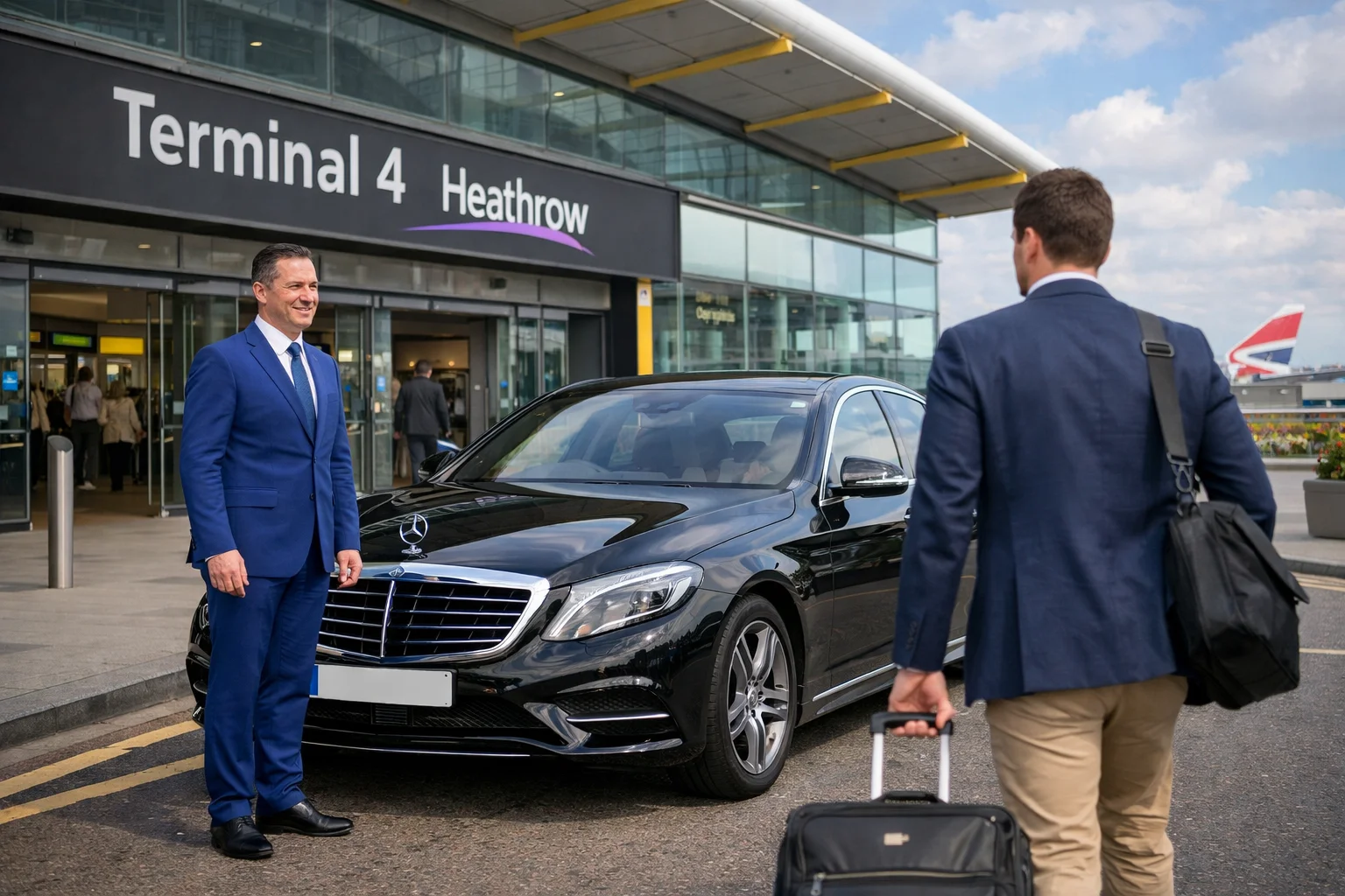 Norfolk Court Hotel Taxi to Heathrow Airport Terminal 4 