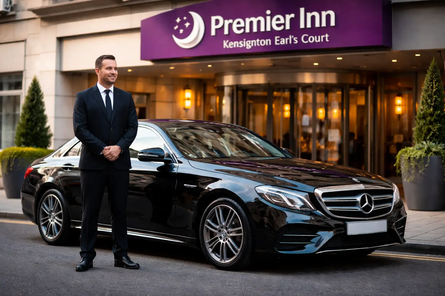 Premier Inn Kensington Earls Court to Heathrow T4 Taxi