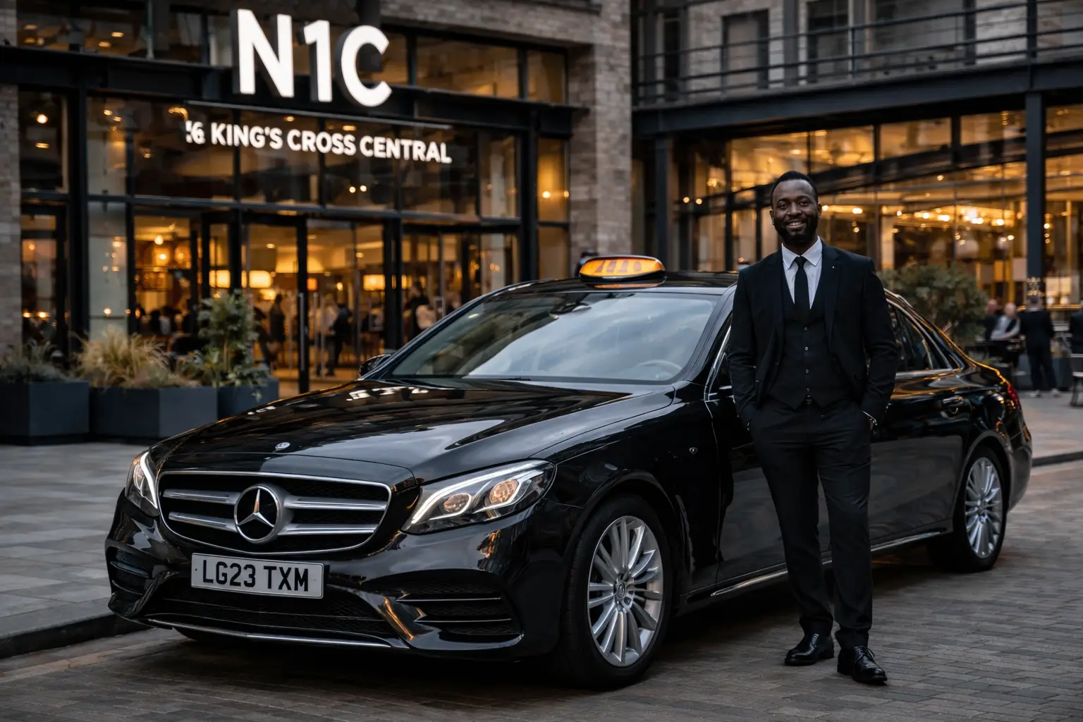 N1C Kings Cross Central to Heathrow Terminal 3 taxi 