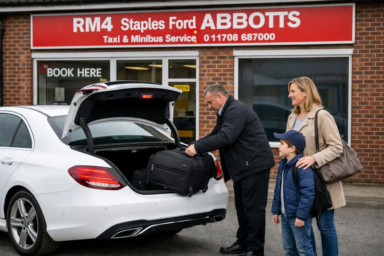 RM4 Staplesford Abbotts Taxi – Heathrow Airport Terminal 3 