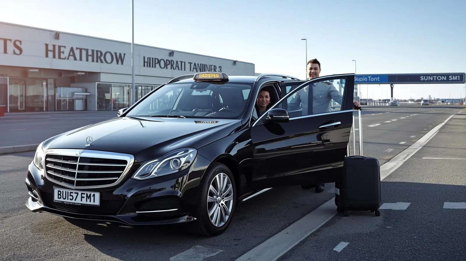 SM1 Sutton Taxi Trusted Airport Transfer Service 