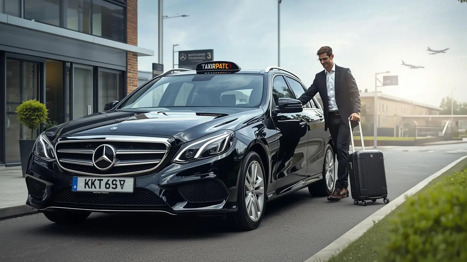 KT16 Chertsey Taxi Service Stress Free Airport Transfers