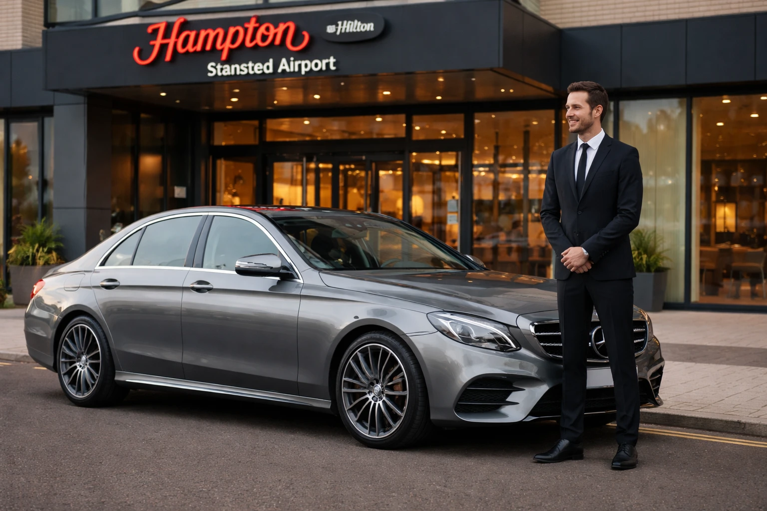 Hampton by Hilton Stansted Airport Taxi to Heathrow