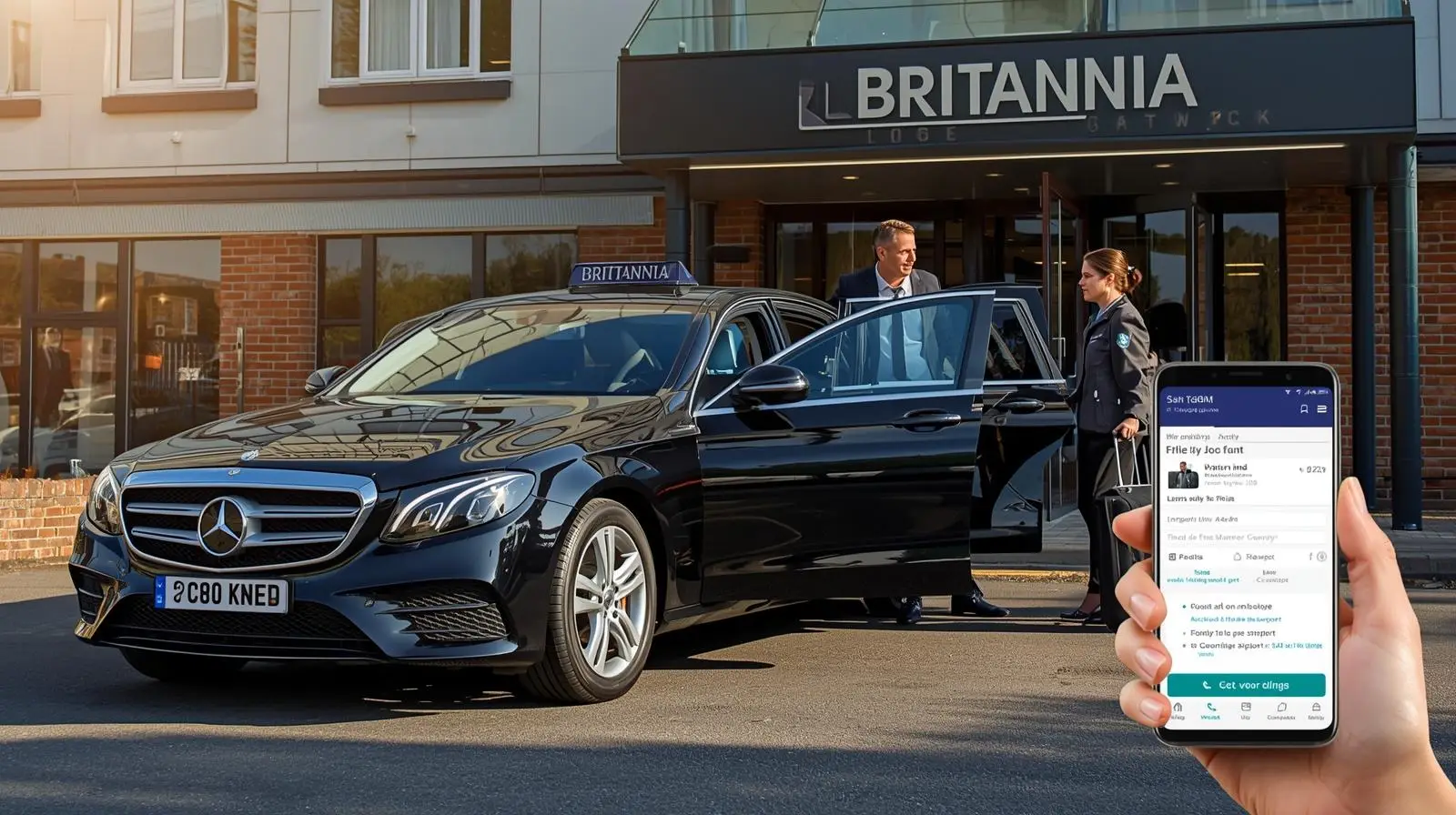 Britannia Lodge Gatwick Taxi Stress Free Airport Transfer 