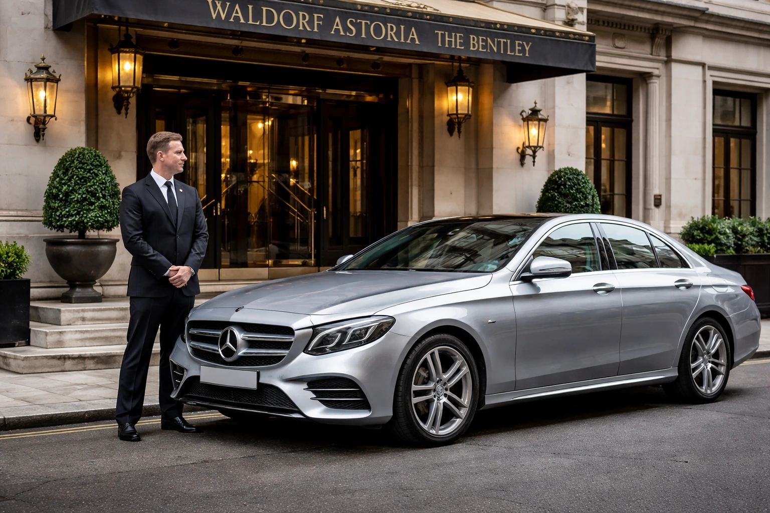 Waldorf Astoria The Bentley Taxi Luxury Transfers London 