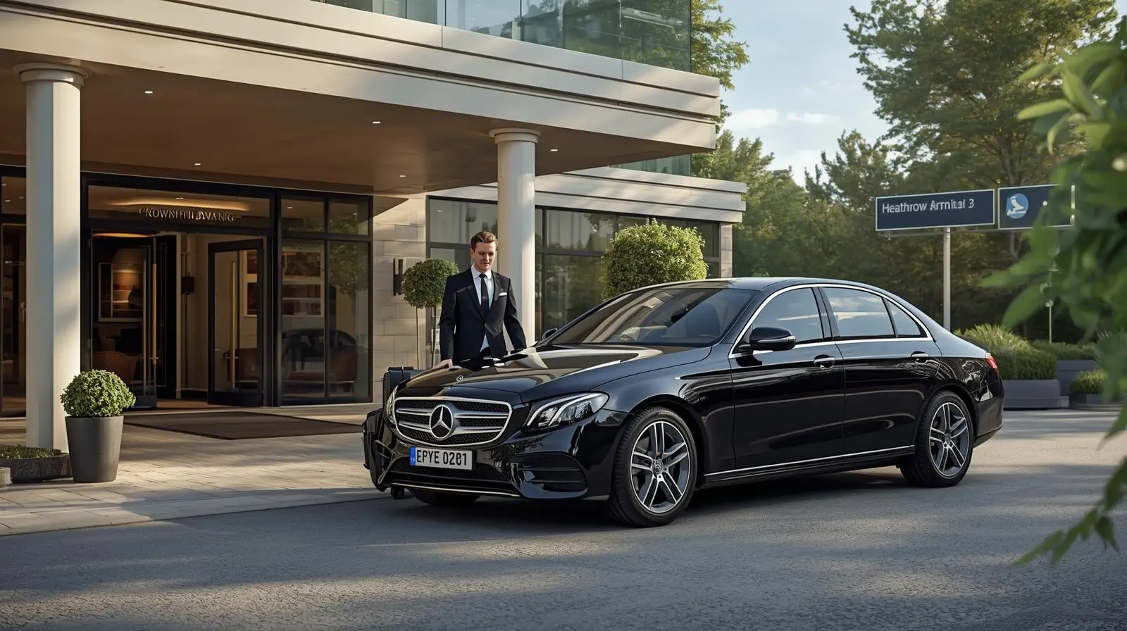 Crowne Plaza Felbridge Taxi to Heathrow T3 