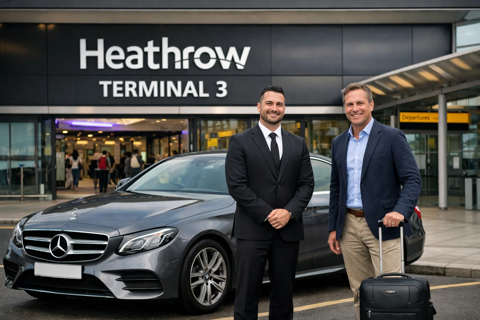 Premier Inn County Hall to Heathrow T3 Taxi