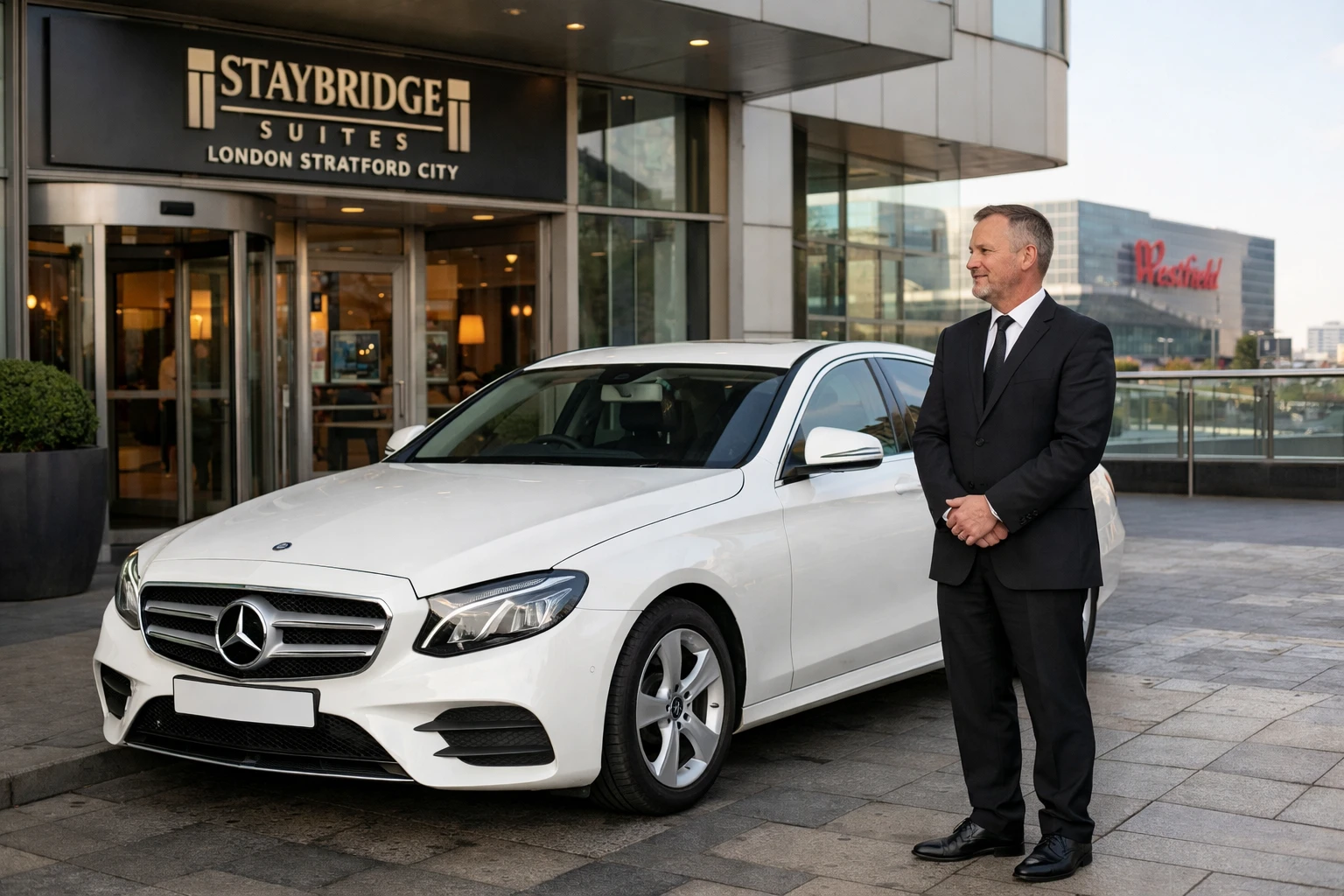Taxi from Staybridge Suites Stratford to Heathrow T3