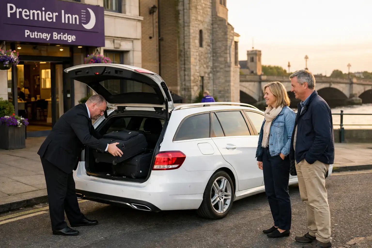 Premier Inn Putney Bridge Taxi to Heathrow Airport Transfers