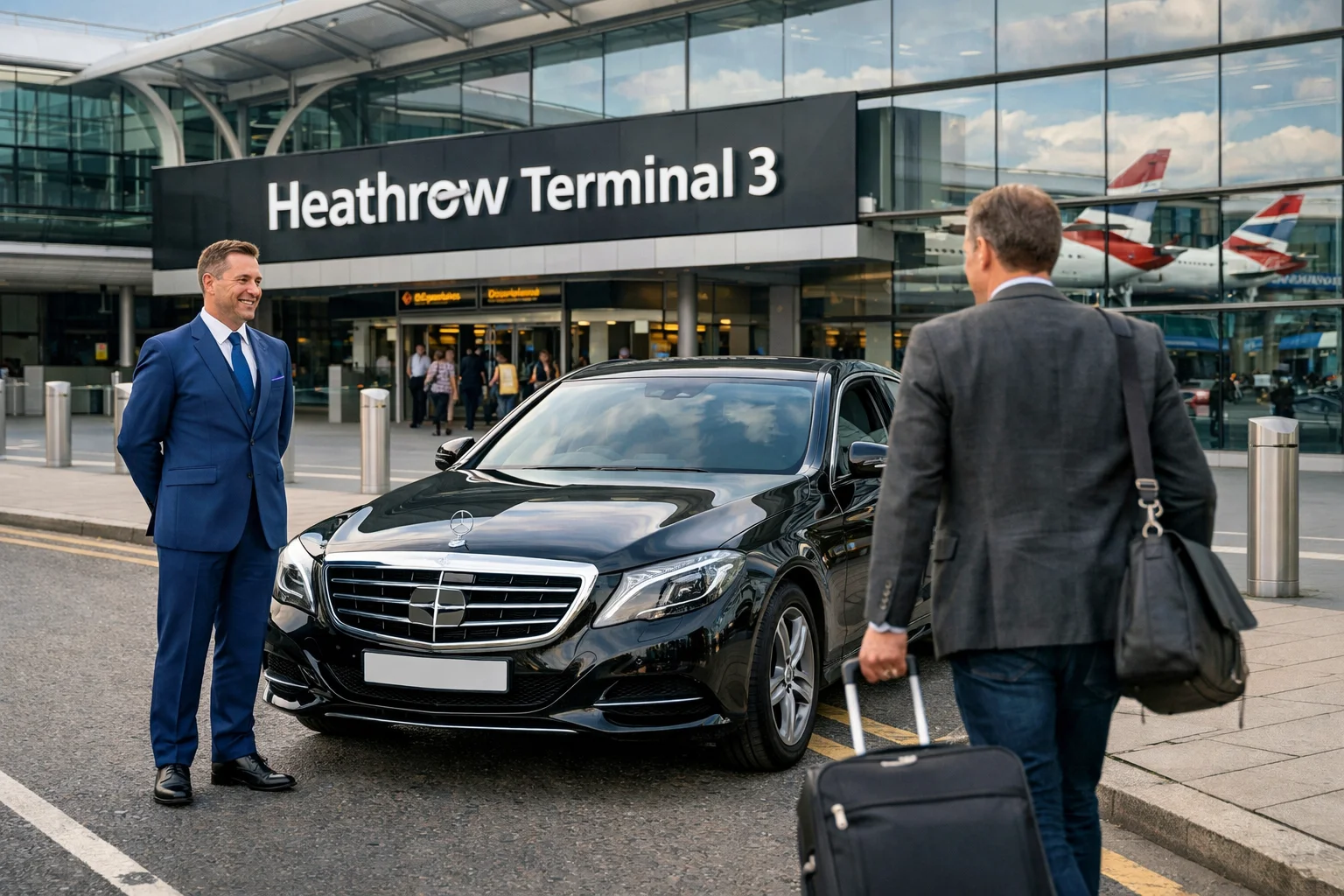 St John Hotel Taxi: Airport Transfer to Heathrow Terminal 3